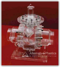 Clear Acrylic Valve