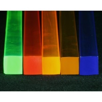 Fluorescent Square Extruded Acrylic Bar